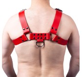 Harnais en cuir Buckle Rouge Harnais en cuir Buckle Rouge
