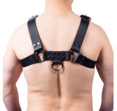 Harnais en cuir Buckle Noir Harnais en cuir Buckle Noir