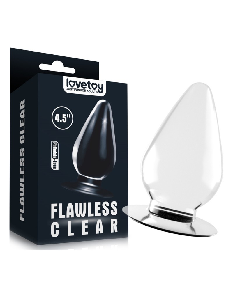 Plug transparent Flawless 10 x 5.5 cm Plug transparent Flawless 10 x 5.5 cm