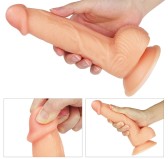 Gode réaliste Soft Dude 14 x 4cm Gode réaliste Soft Dude 14 x 4cm