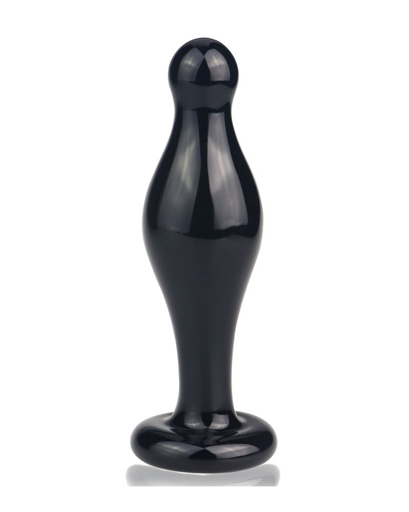 Plug en verre Pawlo 9.5 x 3.3cm Noir Plug en verre Pawlo 9.5 x 3.3cm Noir