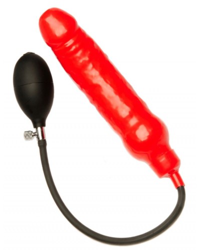 Gode gonflable rouge 15 x 4.5cm