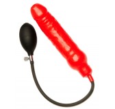 Gode gonflable rouge 15 x 4.5cm Gode gonflable rouge 15 x 4.5cm