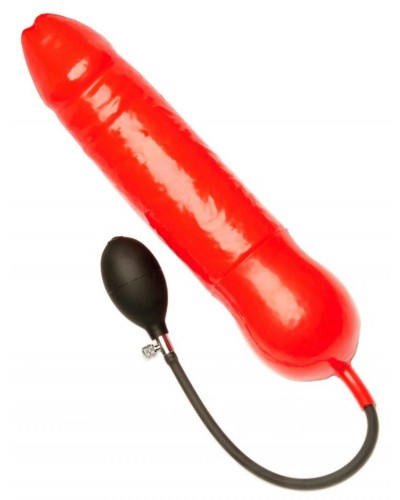 Gode gonflable Couleur rouge 30 x 7cm