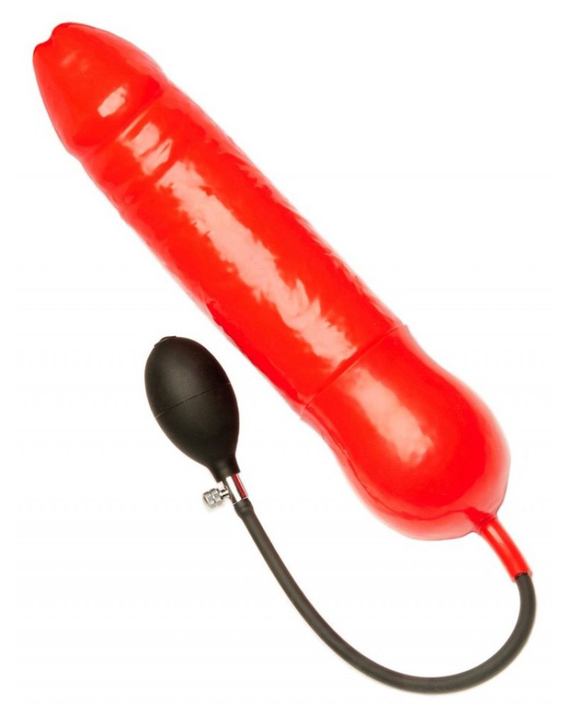 Gode gonflable Couleur rouge 30 x 7cm