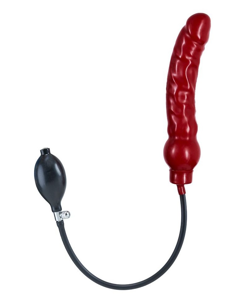 Gode gonflable Inflatable XL Latex Rouge 20 x 4.5cm