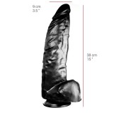 Gode XXL Dildorama 31 x 9 cm Black