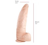 Gode XXL Dildorama 31 x 9 cm Flesh