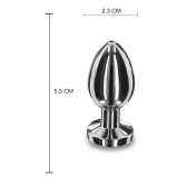 Plug bijou en métal Butt Fine S 5 x 2.3cm Plug bijou en métal Butt Fine S 5 x 2.3cm