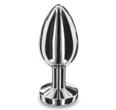 Plug bijou en métal Butt Fine M 7 x 3cm Plug bijou en métal Butt Fine M 7 x 3cm