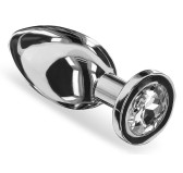 Plug bijou en métal Butt Fine L 9 x 3.8cm Plug bijou en métal Butt Fine L 9 x 3.8cm
