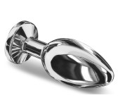 Plug bijou en métal Butt Fine L 9 x 3.8cm Plug bijou en métal Butt Fine L 9 x 3.8cm