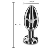 Plug bijou en métal Butt Fine L 9 x 3.8cm Plug bijou en métal Butt Fine L 9 x 3.8cm