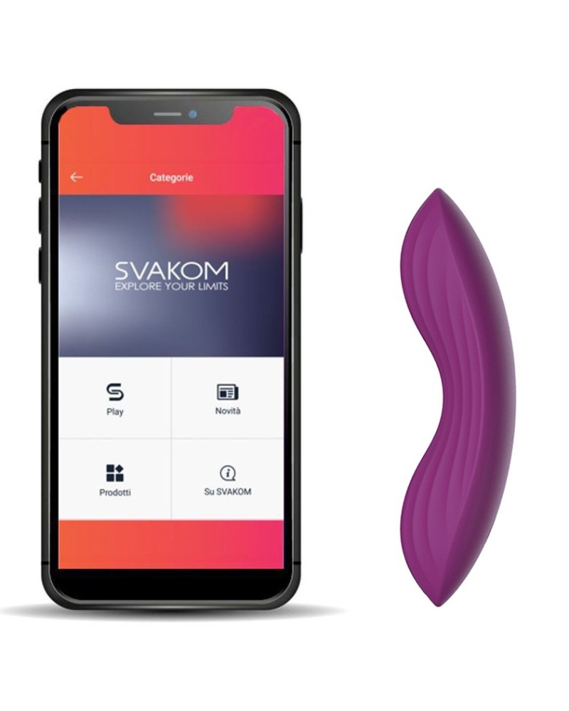 Stimulateur de clitoris connecté Edeny Violet