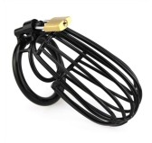 Cage de chasteté SAMOURAI 11 x 5.5 cm Noire Cage de chasteté SAMOURAI 11 x 5.5 cm Noire
