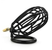 Cage de chasteté SAMOURAI 11 x 5.5 cm Noire Cage de chasteté SAMOURAI 11 x 5.5 cm Noire