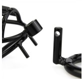 Cage de chasteté SAMOURAI 11 x 5.5 cm Noire Cage de chasteté SAMOURAI 11 x 5.5 cm Noire