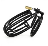 Cage de chasteté SAMOURAI 11 x 5.5 cm Noire Cage de chasteté SAMOURAI 11 x 5.5 cm Noire