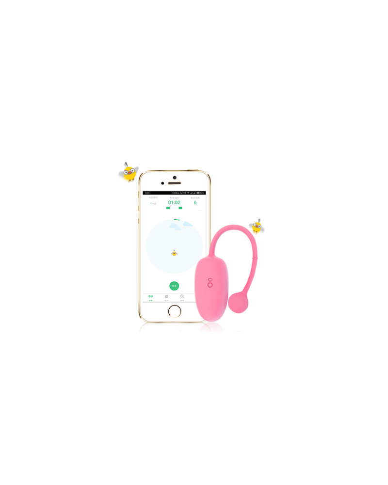 Oeuf vaginal connecté Kegel Coach 6 x 3cm Oeuf vaginal connecté Kegel Coach 6 x 3cm