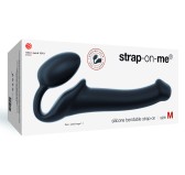 Gode + plug STRAP-ON-ME Bendable M 16 x 4 cm Noir Gode + plug STRAP-ON-ME Bendable M 16 x 4 cm Noir