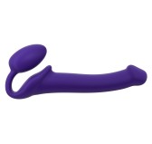 Gode + plug STRAP-ON-ME Bendable M 16 x 4 cm Violet Gode + plug STRAP-ON-ME Bendable M 16 x 4 cm Violet
