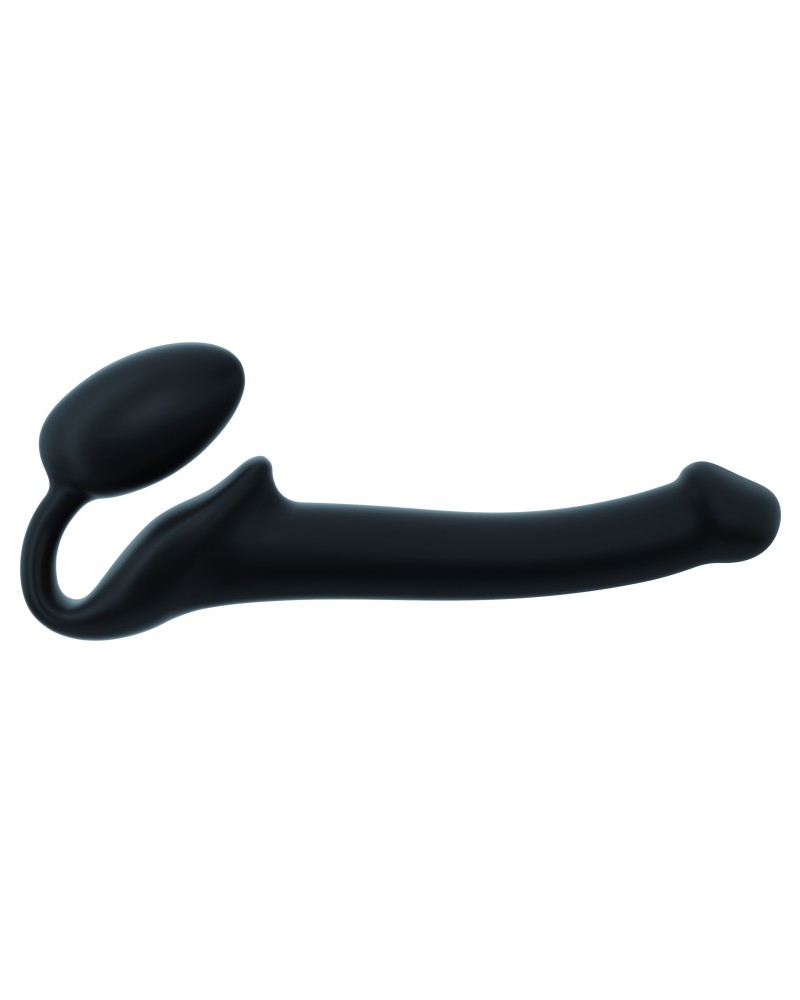 Gode + plug Strap-On-Me Beandable S 15 x 3.5 cm Noir