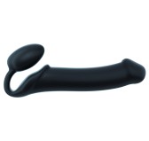 Gode + Plug STRAP-ON-ME Bendable XL 16 x 4.5 cm Noir