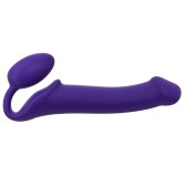 Gode + Plug STRAP-ON-ME Bendable L 16 x 3.7 cm Violet