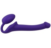 Gode + Plug STRAP-ON-ME Bendable S 15 x 3.5 cm Violet