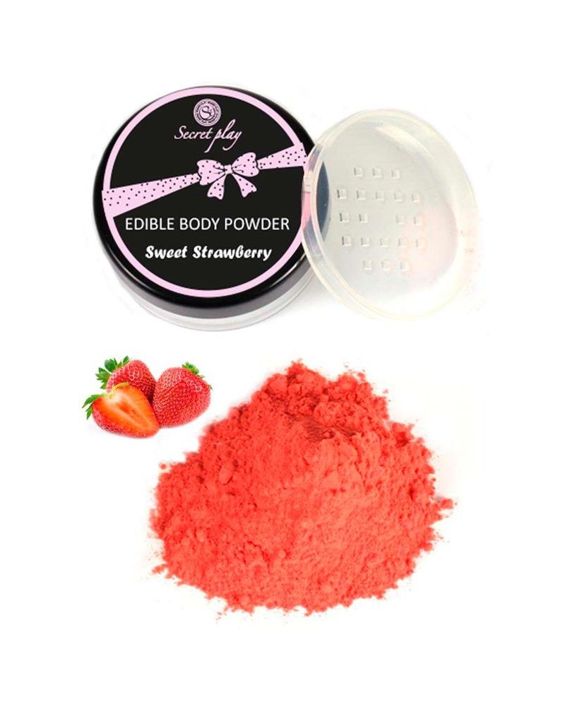 Poudre comestible Sweet Body Arôme Fraise 20g