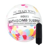 Bombe de bain moussante avec Vibro Parfum Rose