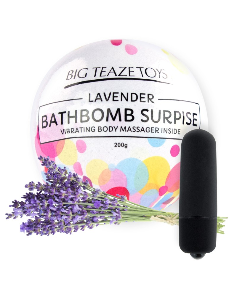 Bombe de bain moussante avec Vibro Parfum Lavande Bombe de bain moussante avec Vibro Parfum Lavande