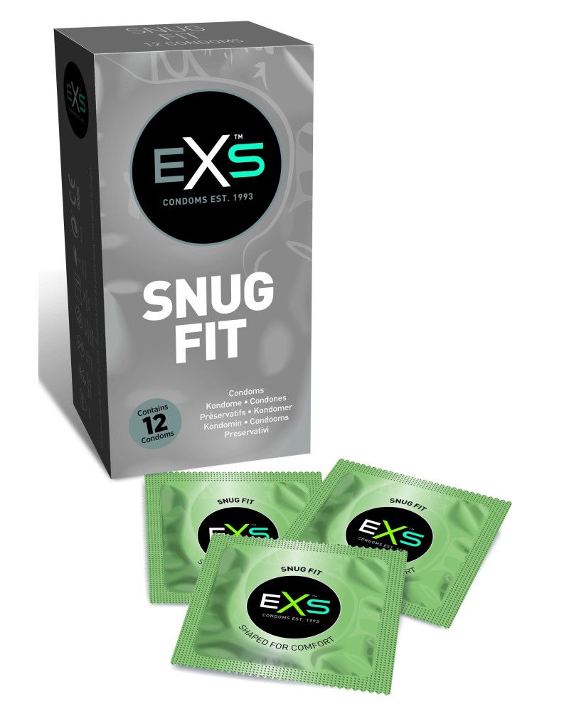 Préservatifs étroits Snug Fit x12 Préservatifs étroits Snug Fit x12