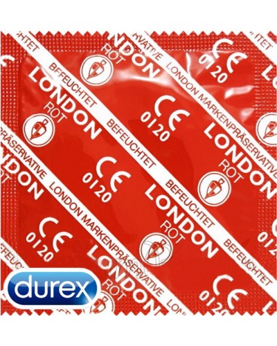 Préservatifs Durex London Fraise x12