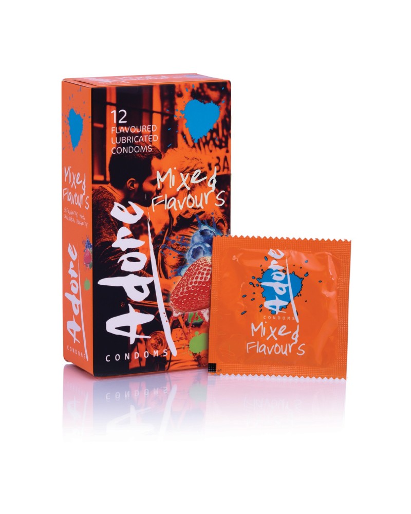 Préservatifs aromatisés variés x 12 Préservatifs aromatisés variés x 12
