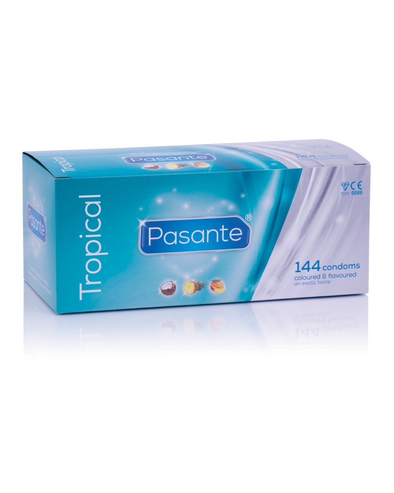 Préservatifs aromatisés TROPICAL Pasante x144 Préservatifs aromatisés TROPICAL Pasante x144