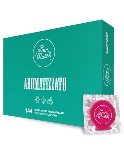 Préservatifs aromatisés Aromatizzato x144