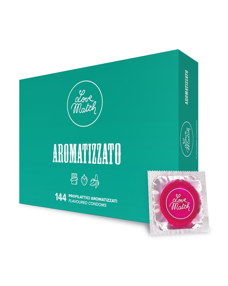 Préservatifs aromatisés Aromatizzato x144 Préservatifs aromatisés Aromatizzato x144