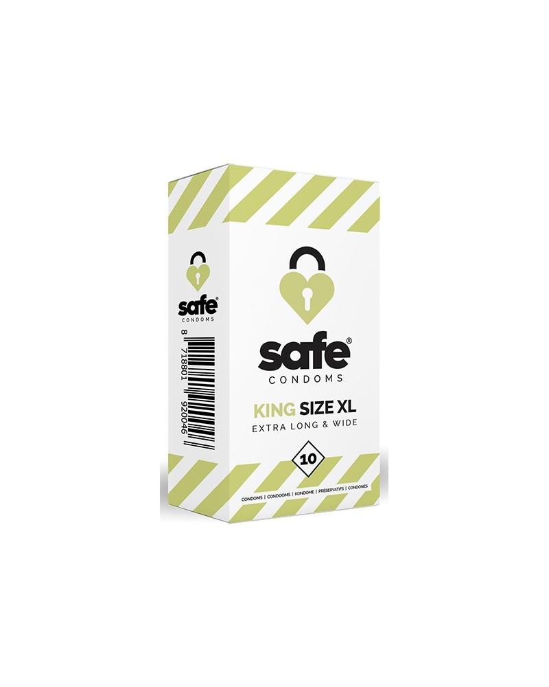 Préservatifs en latex King Size XL SAFE x10