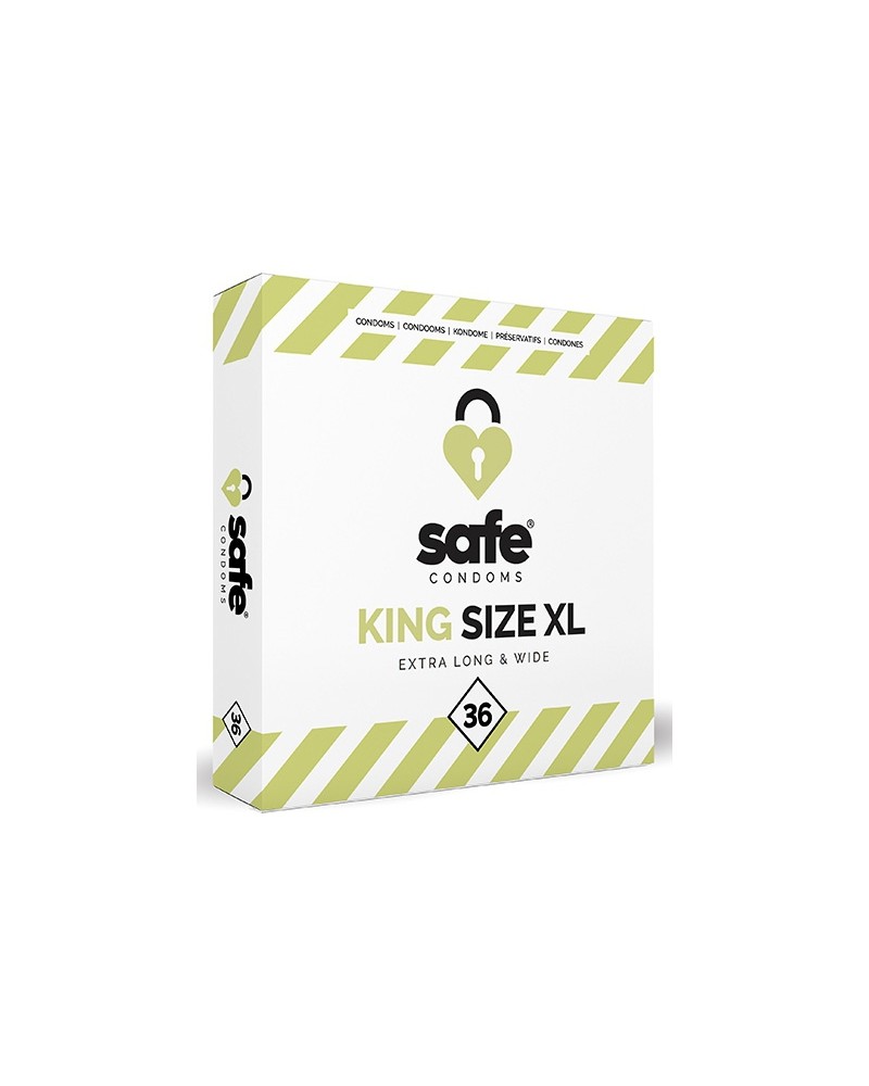 Préservatifs King Size XL SAFE x36