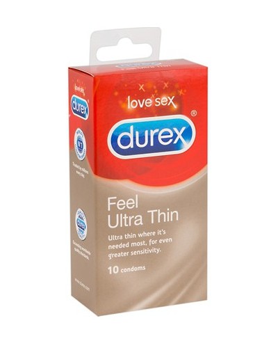 Préservatifs Durex Ultra Thin x10