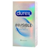 Préservatifs fins Invisible Durex x12