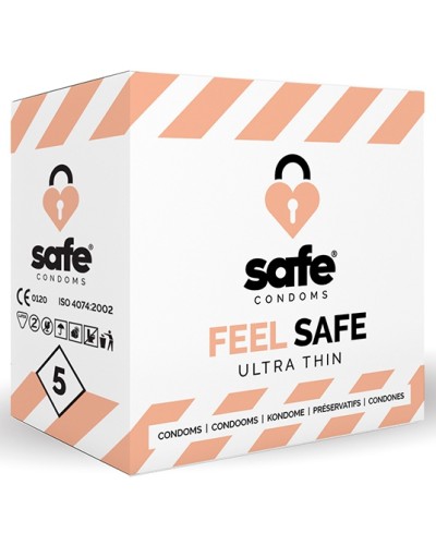 Préservatifs fins FEEL SAFE x5