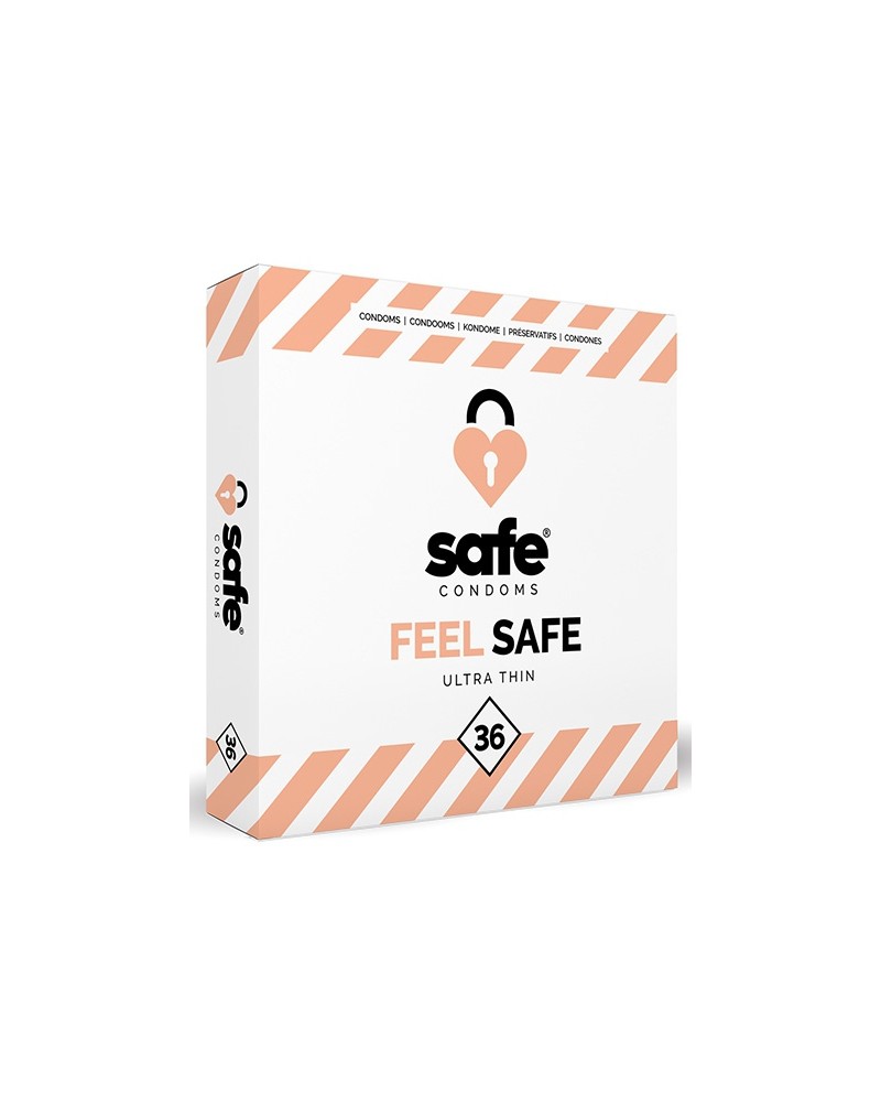 Préservatifs fins FEEL SAFE x36 Préservatifs fins FEEL SAFE x36