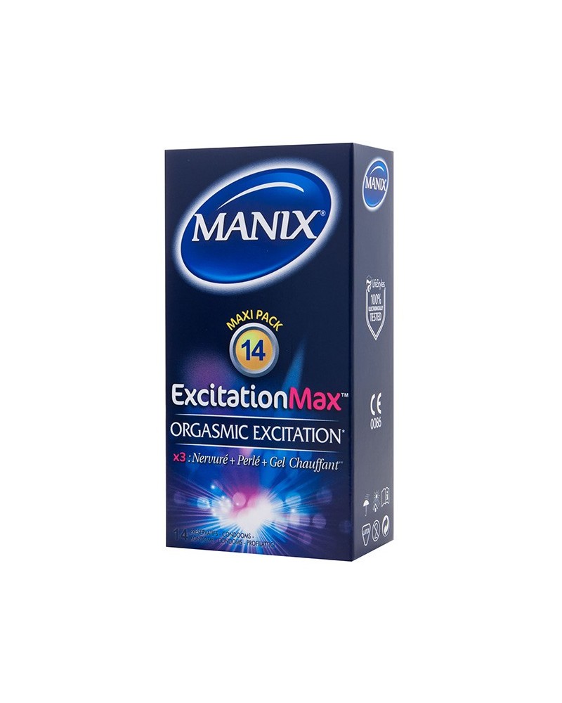 Préservatifs Excitation Max x14