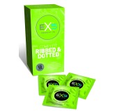 Préservatifs texturés Ribbed & Dotted x12 Préservatifs texturés Ribbed & Dotted x12