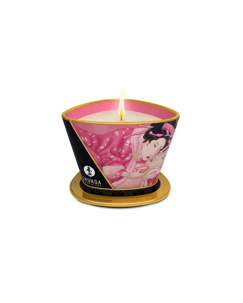 Chandelle de massage APHRODISIA Pétales de Rose 170mL Chandelle de massage APHRODISIA Pétales de Rose 170mL