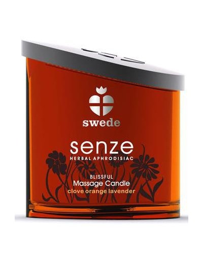 Bougie de massage SENZE Orange Lavande Blissful 150ml