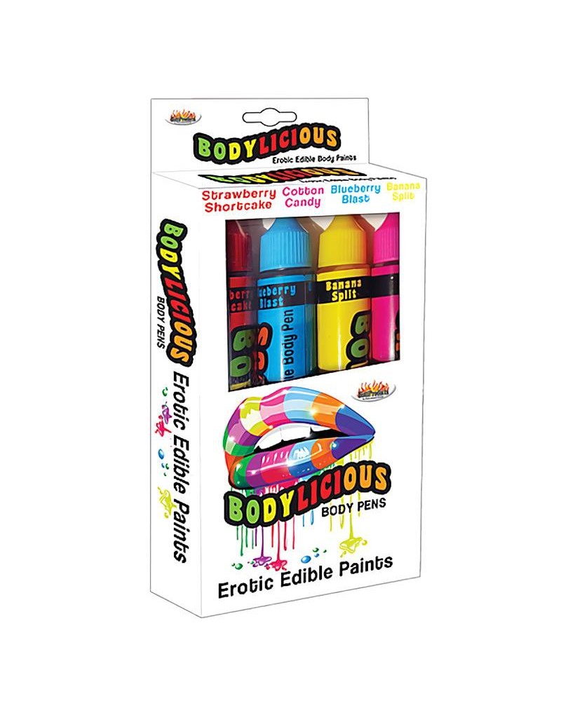 Peinture Corporelles comestible 4 Parfums Peinture Corporelles comestible 4 Parfums