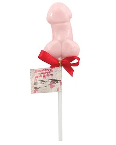 Bonbon Sucette pénis Arôme Fraise 35g